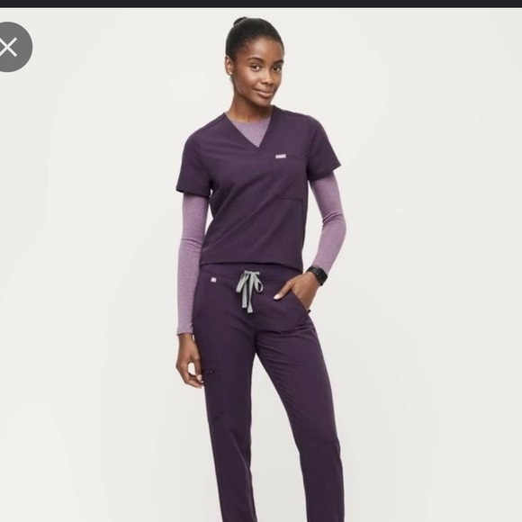 Figs Pants & Jumpsuits Copy Figs Purple Shadow Set Nwot Poshmark